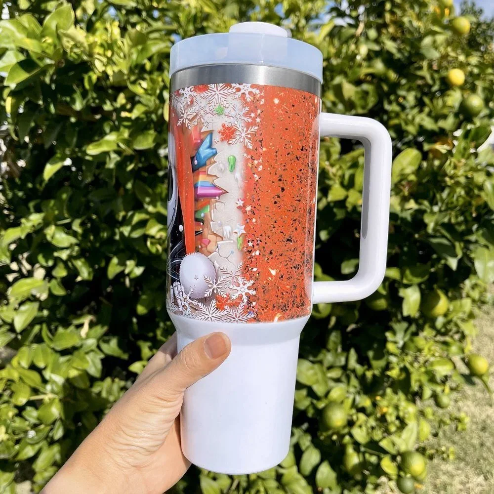 Custom made Disney Nightmare before Christmas Tumbler Brand New 40 oz double wal
